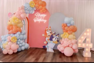 Bluey Party Bluey Balloons kids party waco texas best balloon decor