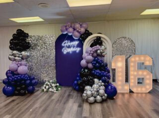 Sweet 16 Silver purple